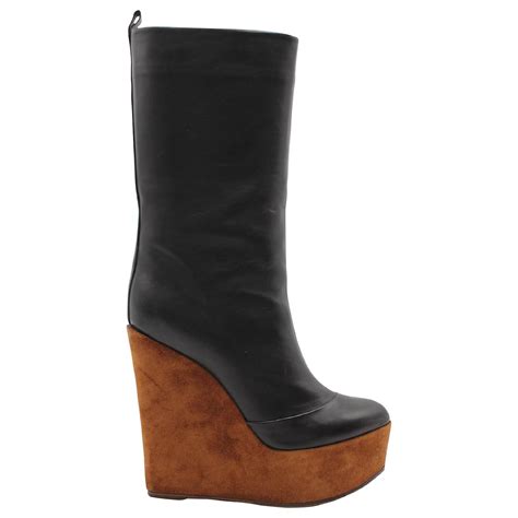 celine wedge boots.